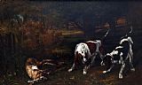 Hunting Dogs by Gustave Courbet